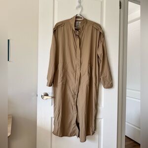 UNIF x Urban Outfitters Nylon utility trench jacket